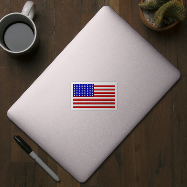 American Flag with patterns by SemDesigns